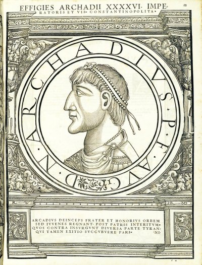 Arcadius, Illustration from 